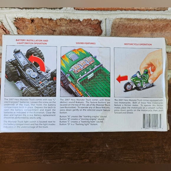 Hess Monster Truck With Motorcycles - Picture 2 of 2